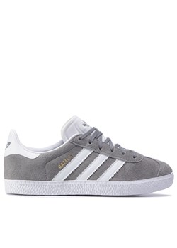 Sneakersy adidas Gazelle J FW0716 Szary ze sklepu eobuwie.pl w kategorii Buty sportowe dziecięce - zdjęcie 177419180