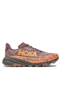 Buty do biegania Hoka Speedgoat 6 GTX GORE-TEX 1155151 Bordowy ze sklepu eobuwie.pl w kategorii Buty sportowe damskie - zdjęcie 177420140