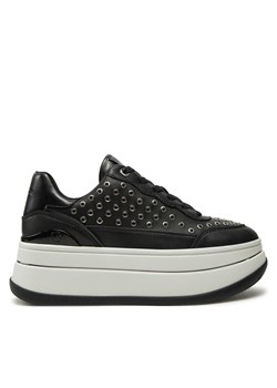 Sneakersy MICHAEL Michael Kors Hayes Lace Up 43R5HAFS1L Czarny ze sklepu eobuwie.pl w kategorii Buty sportowe damskie - zdjęcie 177420592