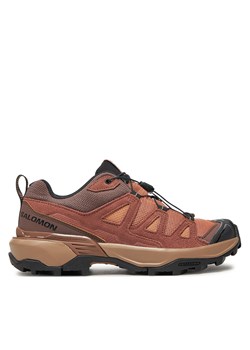 Sneakersy Salomon X Ultra 360 Leather L47571900 Czerwony ze sklepu eobuwie.pl w kategorii Buty sportowe damskie - zdjęcie 177420741