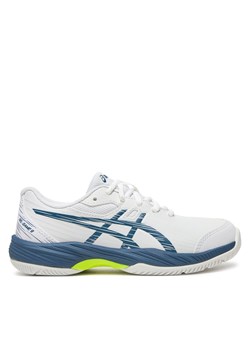 Buty do tenisa Asics Gel-Game 9 Gs 1044A052 Biały ze sklepu eobuwie.pl w kategorii Buty sportowe dziecięce - zdjęcie 177420871