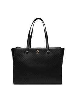 Torebka Tommy Hilfiger AW0AW16948 Czarny ze sklepu eobuwie.pl w kategorii Torby Shopper bag - zdjęcie 177421010