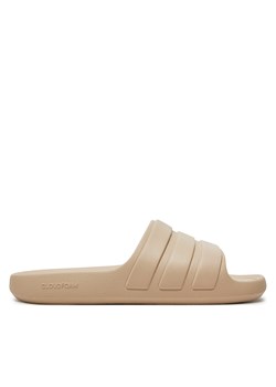 Klapki adidas Adilette Flow IG6859 Brązowy ze sklepu eobuwie.pl w kategorii Klapki damskie - zdjęcie 177421222