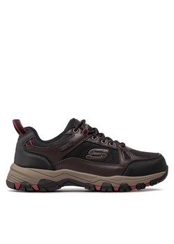 Sneakersy Skechers Cormack 204427/CHBK Brązowy ze sklepu eobuwie.pl w kategorii Buty trekkingowe męskie - zdjęcie 177421531