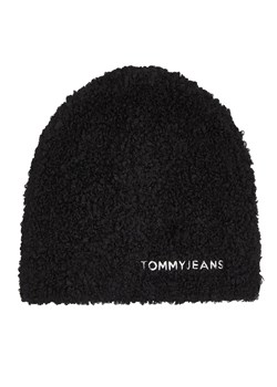 Czapka Tommy Jeans AW0AW17058 Czarny ze sklepu eobuwie.pl w kategorii Czapki zimowe damskie - zdjęcie 177421614