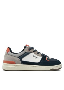 Sneakersy Pepe Jeans Kore Skate M PMS00027 Granatowy ze sklepu eobuwie.pl w kategorii Buty sportowe męskie - zdjęcie 177421701