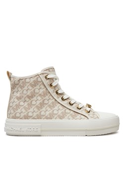 Trampki MICHAEL Michael Kors Evy High Top 43F4EYFE5B Beżowy ze sklepu eobuwie.pl w kategorii Trampki damskie - zdjęcie 177422092