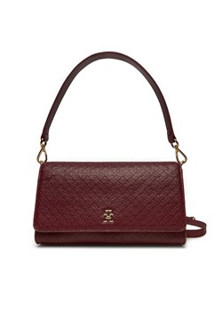 Torebka Tommy Hilfiger AW0AW16933 Bordowy ze sklepu eobuwie.pl w kategorii Torebki damskie - zdjęcie 177422421