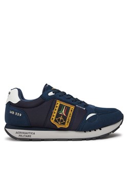 Sneakersy Aeronautica Militare 242SC292CT3331 Granatowy ze sklepu eobuwie.pl w kategorii Buty sportowe męskie - zdjęcie 177422470