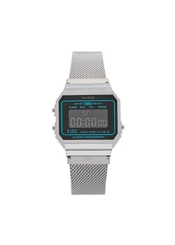 Zegarek Casio A700WEMS-1BEF Srebrny ze sklepu eobuwie.pl w kategorii Zegarki - zdjęcie 177423621