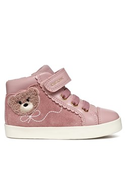 Sneakersy Geox B Kilwi Girl B46D5A 022NF C8056 S Różowy ze sklepu eobuwie.pl w kategorii Buty sportowe dziecięce - zdjęcie 177423703