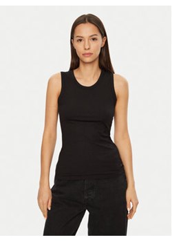 Calvin Klein Top K20K208054 Czarny Slim Fit ze sklepu MODIVO w kategorii Bluzki damskie - zdjęcie 177428330