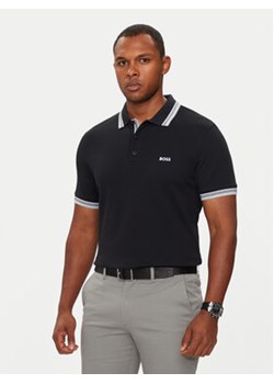 Boss Polo Paddy 50469055 Czarny Regular Fit ze sklepu MODIVO w kategorii T-shirty męskie - zdjęcie 177431161