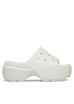 Crocs Klapki Stomp Slide 209347 Beżowy ze sklepu MODIVO w kategorii Klapki damskie - zdjęcie 177434884