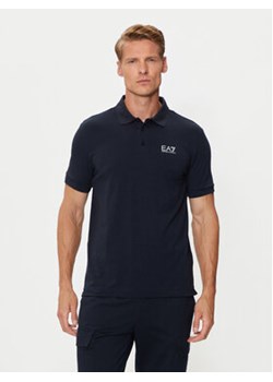 EA7 Emporio Armani Polo 8NPF14 PJVQZ 0562 Granatowy Regular Fit ze sklepu MODIVO w kategorii T-shirty męskie - zdjęcie 177435502