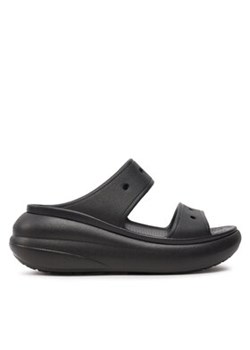 Crocs Klapki Classic Crush Sandal 207670 Czarny ze sklepu MODIVO w kategorii Klapki damskie - zdjęcie 177437582