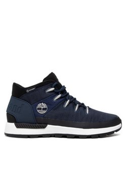 Timberland Sneakersy Sprint Trekker Mid Fab Wp TB0A2FXT019 Granatowy ze sklepu MODIVO w kategorii Buty trekkingowe męskie - zdjęcie 177437630