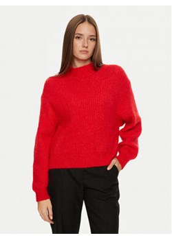 American Vintage Sweter East EAST18QH24 Czerwony Loose Fit ze sklepu MODIVO w kategorii Swetry damskie - zdjęcie 177438294