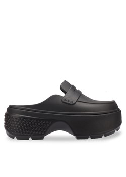 Klapki Crocs Stomp Loafer Clog 209937 Czarny ze sklepu eobuwie.pl w kategorii Klapki damskie - zdjęcie 177444622