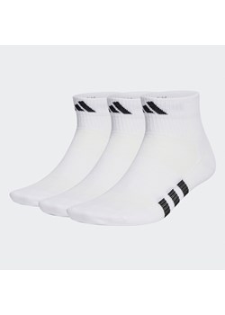 Skarpety wysokie unisex adidas Performance Light Mid-Cut Socks 3 Pairs HT3445 Biały ze sklepu eobuwie.pl w kategorii Skarpetki męskie - zdjęcie 177444890