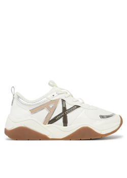 Sneakersy Armani Exchange XDX039 XV311 U423 Biały ze sklepu eobuwie.pl w kategorii Buty sportowe damskie - zdjęcie 177445073