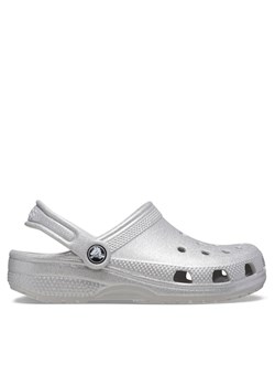 Klapki Crocs Classic Glitter Kids Clog T 206992 Srebrny ze sklepu eobuwie.pl w kategorii Klapki dziecięce - zdjęcie 177445282