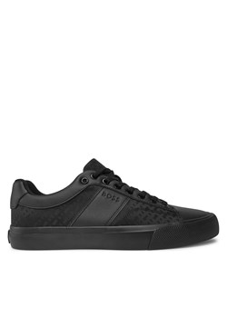 Sneakersy BOSS Aiden 50536508 10269810 01 Czarny ze sklepu eobuwie.pl w kategorii Buty sportowe męskie - zdjęcie 177445371