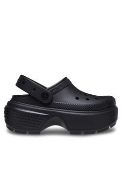 Klapki Crocs Stomp Clog 209347 Czarny ze sklepu eobuwie.pl w kategorii Klapki damskie - zdjęcie 177445410