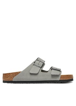 Klapki Birkenstock Arizona Lenb 1020752 Szary ze sklepu eobuwie.pl w kategorii Klapki męskie - zdjęcie 177445621