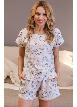 Piżama w stylu boho PM.4401.MILK, Kolor ecru-wzór, Rozmiar L, Doctor Nap ze sklepu Intymna w kategorii Piżamy damskie - zdjęcie 177447954