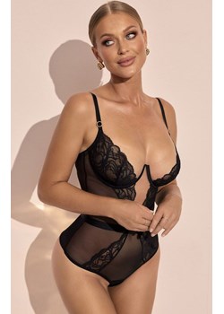 Kinga koronkowe body Sand B-1164, Kolor czarny, Rozmiar 65B, Kinga ze sklepu Intymna w kategorii Body damskie - zdjęcie 177448152