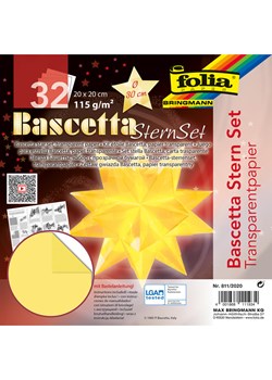 folia PAPER Zestaw w kolorze żółtym do origami - Ø 20 cm ze sklepu Limango Polska w kategorii Zabawki - zdjęcie 177449774