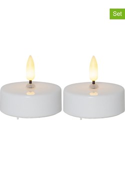 STAR Trading Świece LED (2 szt.) w kolorze białym - wys. 5,5 x Ø 5,8 cm ze sklepu Limango Polska w kategorii Świece i dyfuzory - zdjęcie 177450361