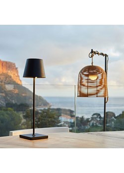 lumisky Lampa zewnętrzna LED &quot;Kelly&quot; w kolorze czarnym - wys. 38 x Ø 10 cm ze sklepu Limango Polska w kategorii Dekoracje i akcesoria ogrodowe - zdjęcie 177450542