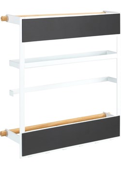 Wenko Regał kuchenny "Magna" w kolorze biało-brązowym - 33 x 34 x 8 cm ze sklepu Limango Polska w kategorii Regały i witryny - zdjęcie 177450700