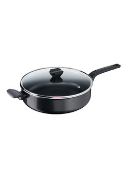 Tefal Patelnia &quot;Easy Cook &amp; Clean&quot; w kolorze czarnym z pokrywką - Ø 24 cm ze sklepu Limango Polska w kategorii Garnki - zdjęcie 177450973