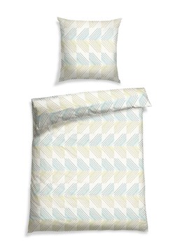 Schiesser Komplet pościeli renforcé &quot;Kaja&quot; w kolorze zielonym ze sklepu Limango Polska w kategorii Pościele - zdjęcie 177451463