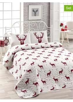 Colorful Cotton 3-częściowy zestaw &quot;Geylik&quot; w kolorze biało-czerwonym ze sklepu Limango Polska w kategorii Tekstylia - zdjęcie 177451904