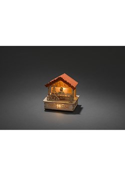 Konstsmide Dekoracja LED w kolorze brązowym - 13 x 12,5 x 10,5 cm ze sklepu Limango Polska w kategorii Dekoracje bożonarodzeniowe - zdjęcie 177452813