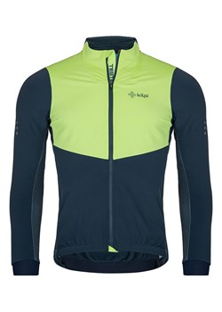 Kilpi Koszulka kolarska "Meveto" w kolorze granatowo-jaskrawozielonym ze sklepu Limango Polska w kategorii T-shirty męskie - zdjęcie 177453813