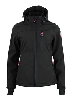 Peak Mountain Kurtka softshellowa "Aclaudio" w kolorze czarnym ze sklepu Limango Polska w kategorii Kurtki damskie - zdjęcie 177455181