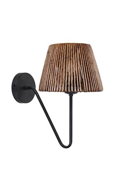 Opviq Lampa ścienna w kolorze jasnobrązowo-czarnym - 20 x 35 cm ze sklepu Limango Polska w kategorii Lampy ścienne - zdjęcie 177455211