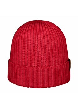 NANGA Wełniana czapka beanie &quot;Lechtal&quot; w kolorze czerwonym ze sklepu Limango Polska w kategorii Czapki dziecięce - zdjęcie 177456582