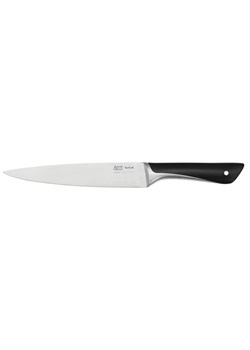 Tefal Nóż w kolorze srebrno-czarnym do mięsa i szynki - dł. 20 cm ze sklepu Limango Polska w kategorii Noże kuchenne - zdjęcie 177457553