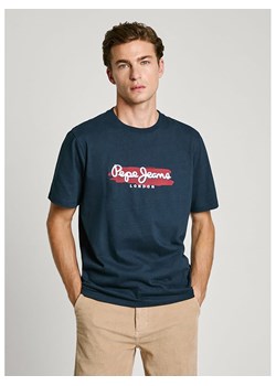 Pepe Jeans Koszulka &quot;Arsham&quot; w kolorze granatowym ze sklepu Limango Polska w kategorii T-shirty męskie - zdjęcie 177457661