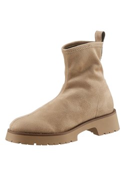 Heine Skórzane botki w kolorze beżowym ze sklepu Limango Polska w kategorii Botki - zdjęcie 177457750