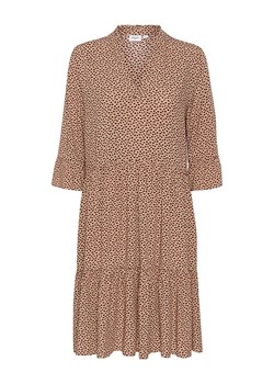 SAINT TROPEZ Sukienka w kolorze jasnobrązowym ze sklepu Limango Polska w kategorii Sukienki - zdjęcie 177459683