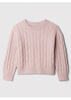 GAP Sweter w kolorze jasnoróżowym ze sklepu Limango Polska w kategorii Swetry dziewczęce - zdjęcie 177459954