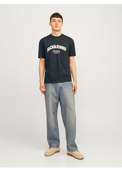 Jack &amp; Jones Koszulka &quot;Bronx&quot; w kolorze granatowym ze sklepu Limango Polska w kategorii T-shirty męskie - zdjęcie 177460053