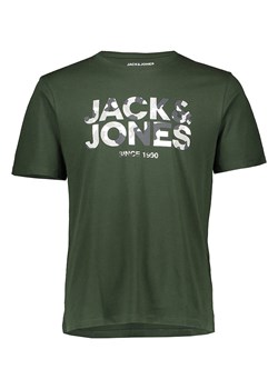 Jack &amp; Jones Koszulka &quot;James&quot; w kolorze ciemnozielonym ze sklepu Limango Polska w kategorii T-shirty męskie - zdjęcie 177460061